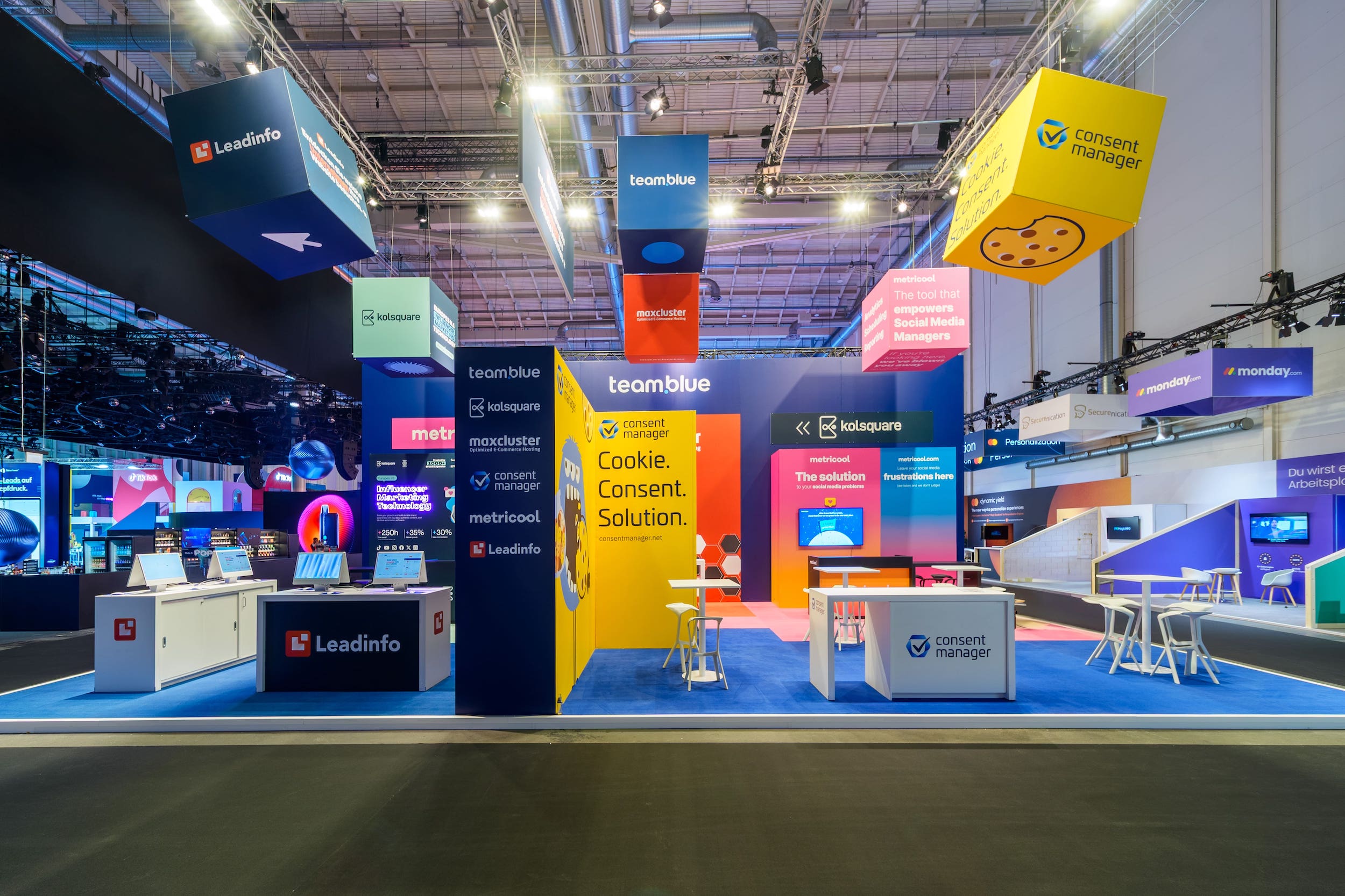 Standbouw team.blue op OMR